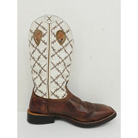 Twisted X Men\'s Ruff Stock Western Leather Cowboy Boots 11 main image 10